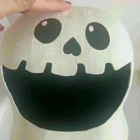 POTTERY BARN KIDS PAPER MACHE GHOST LUMINARY RARE 2015 - Picture 2 of 6